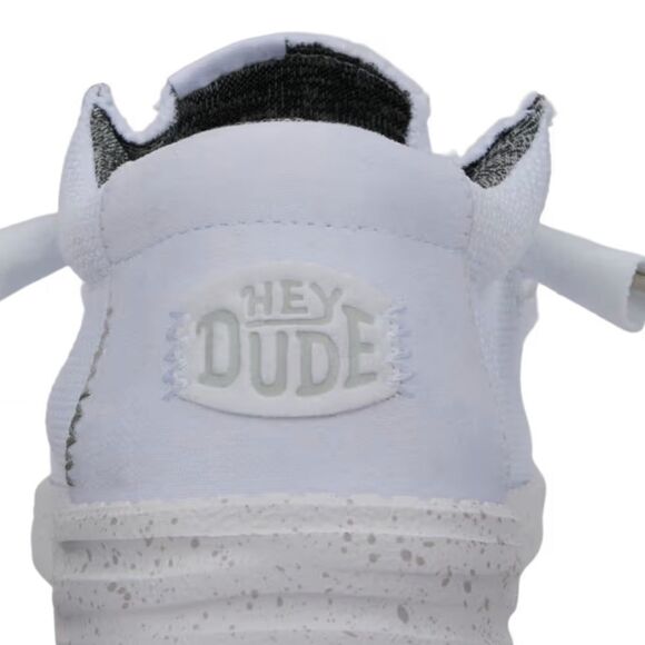 Heydude Men's Wally Sport Mesh in White, Size 8 New in Box - Picture 4 of 6